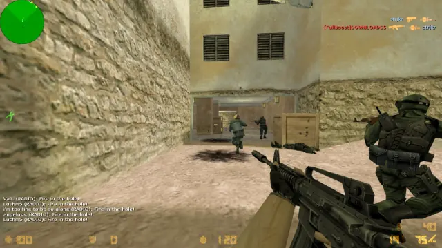 Image of the main moment of the game